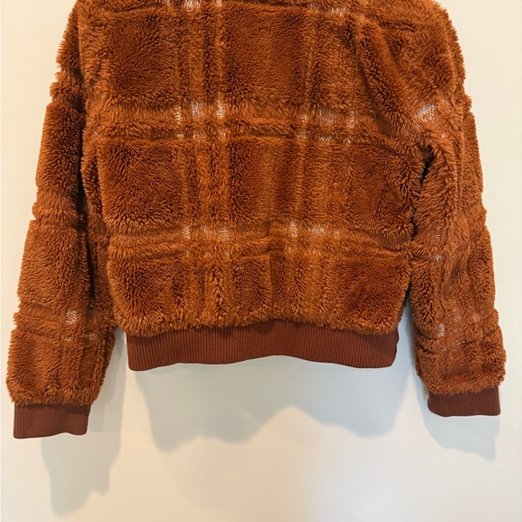 💋Anthropologie Tan Teddy Jacket 019 - Picture 3 of 6